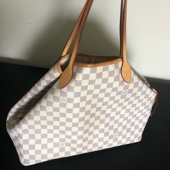 LV Neverfull GM bag/ Damier Azur Canvas - Picture 2 of 8